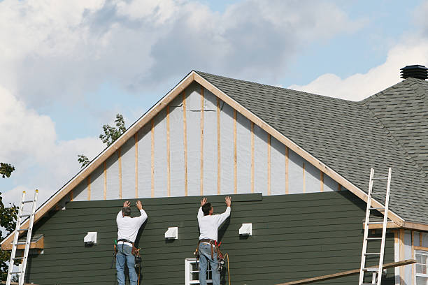 Professional Siding technician working in Morrisville, PA